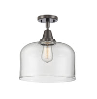 Caden Semi-Flush Mount Brushed Nickel Steel