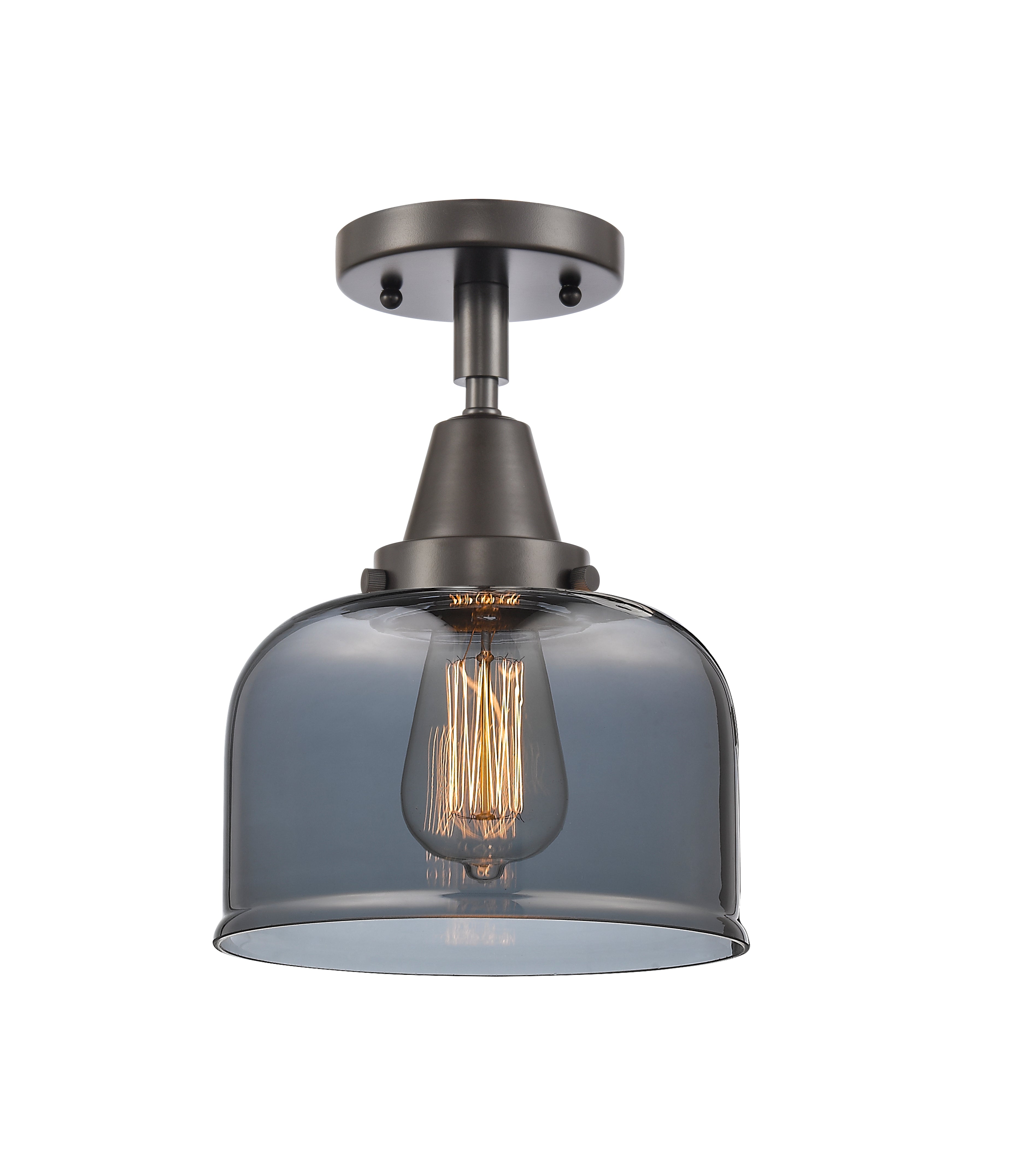 Caden Semi-Flush Mount Brushed Satin Nickel