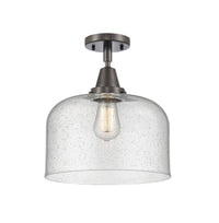 Caden Semi-Flush Mount Brushed Nickel Steel