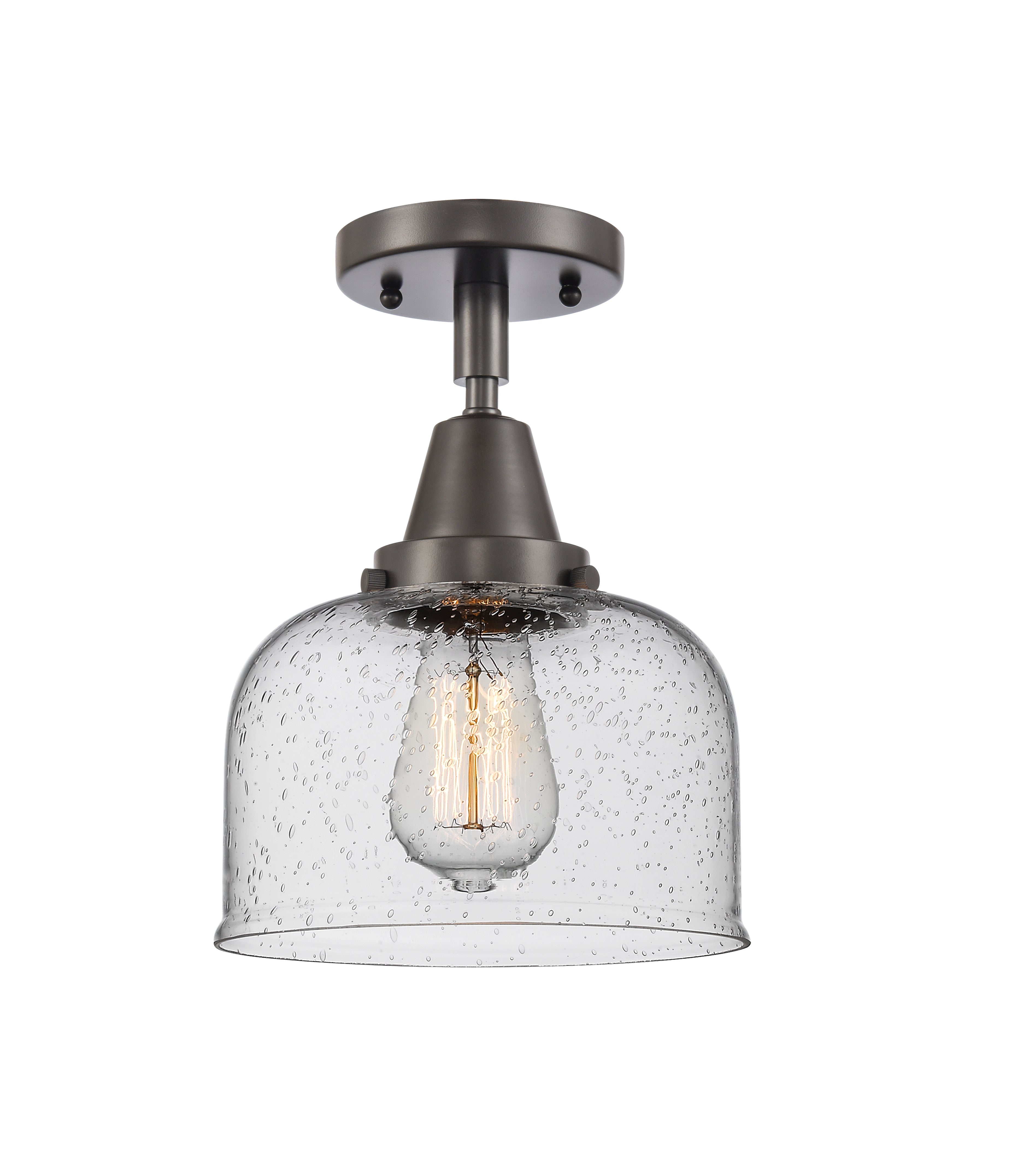 Caden Semi-Flush Mount Brushed Satin Nickel