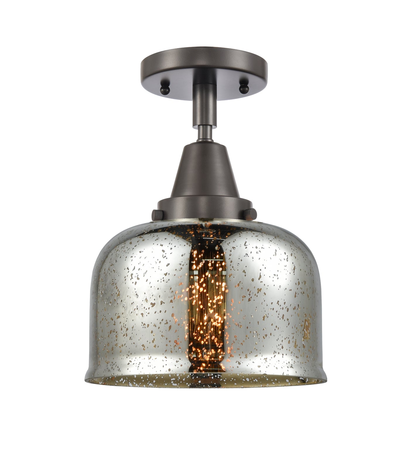 Caden Semi-Flush Mount Brushed Satin Nickel