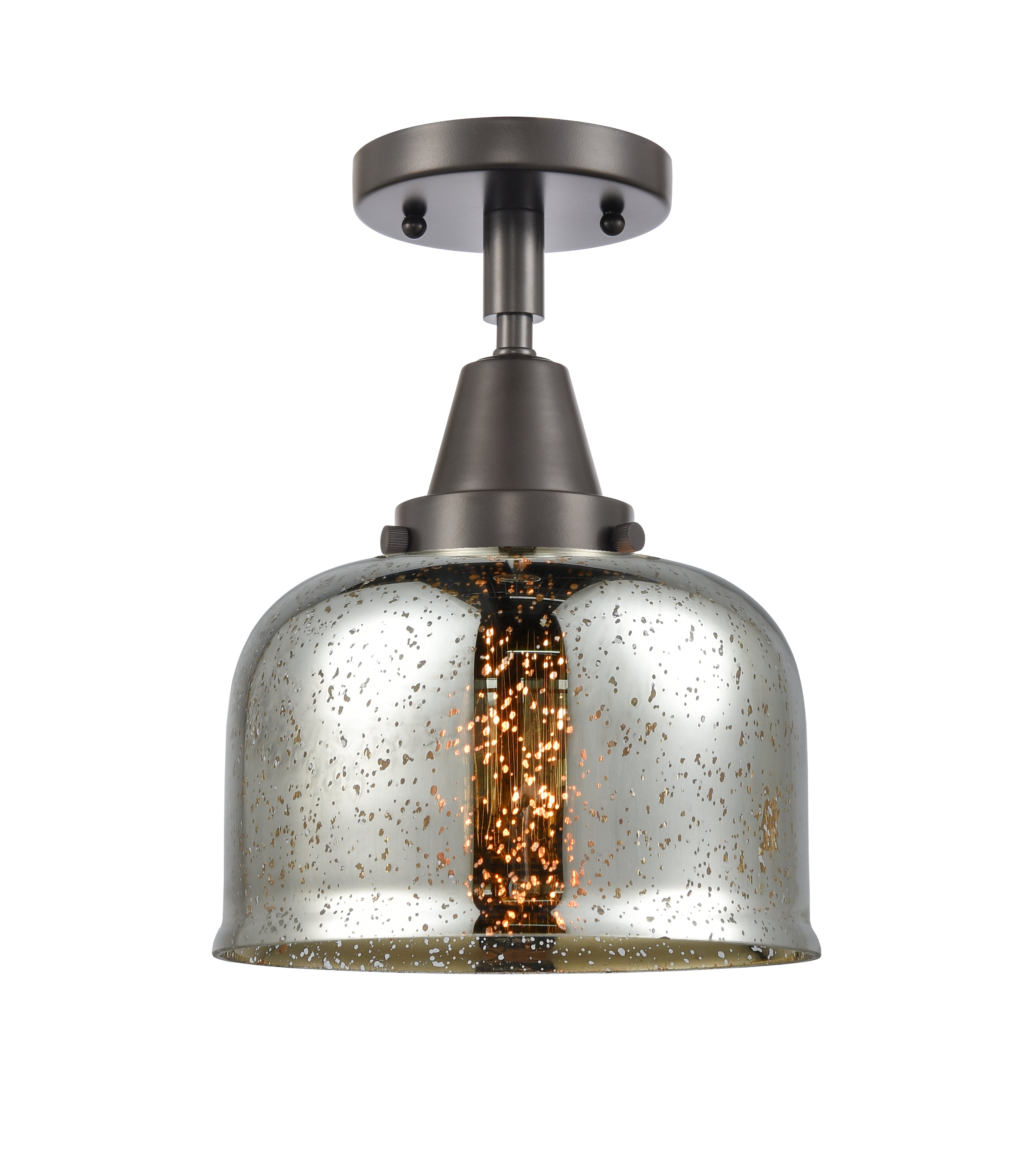 Caden Semi-Flush Mount Brushed Satin Nickel