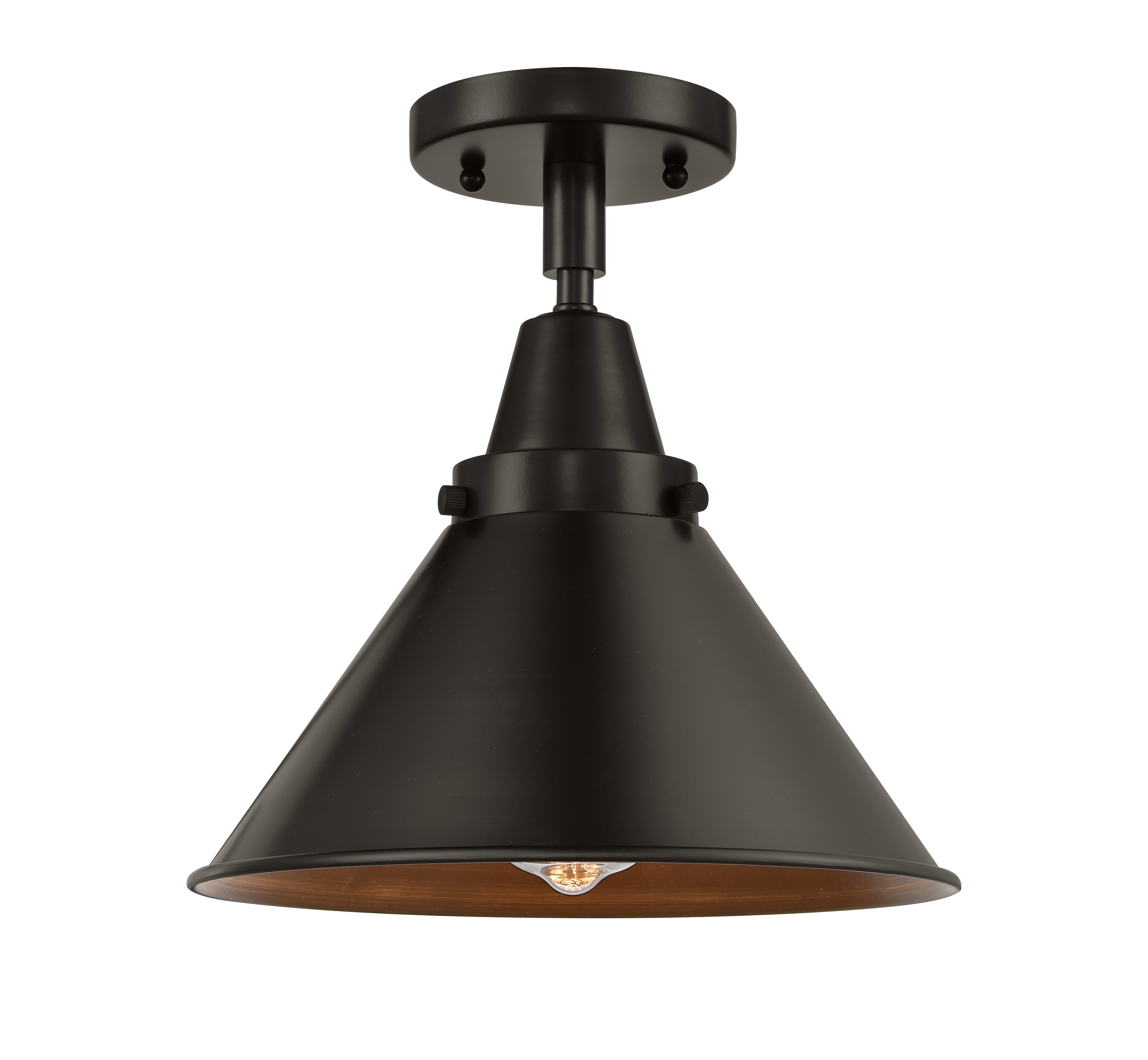 Caden Semi-Flush Mount Brushed Satin Nickel
