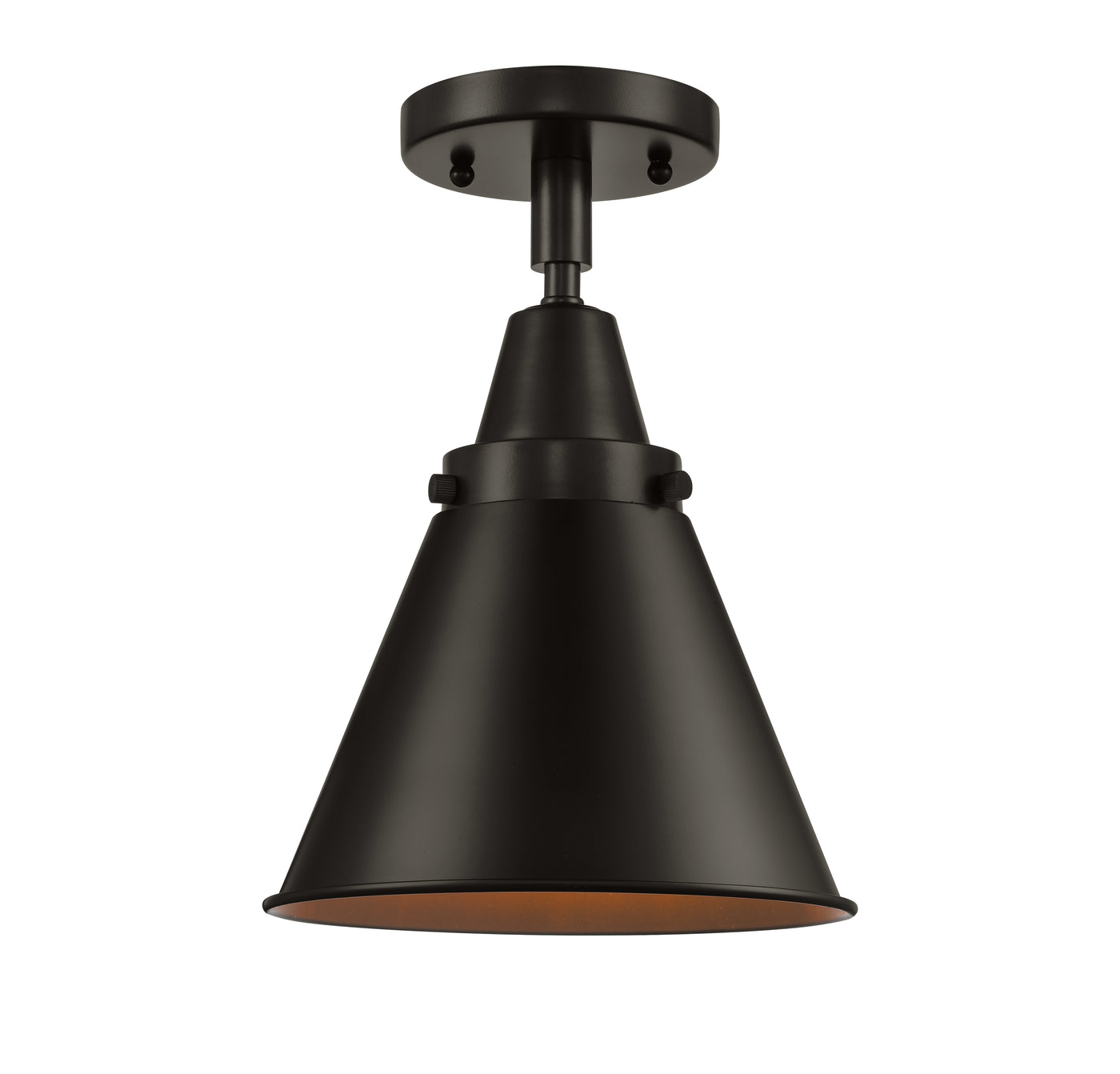 Caden Semi-Flush Mount Satin Nickel