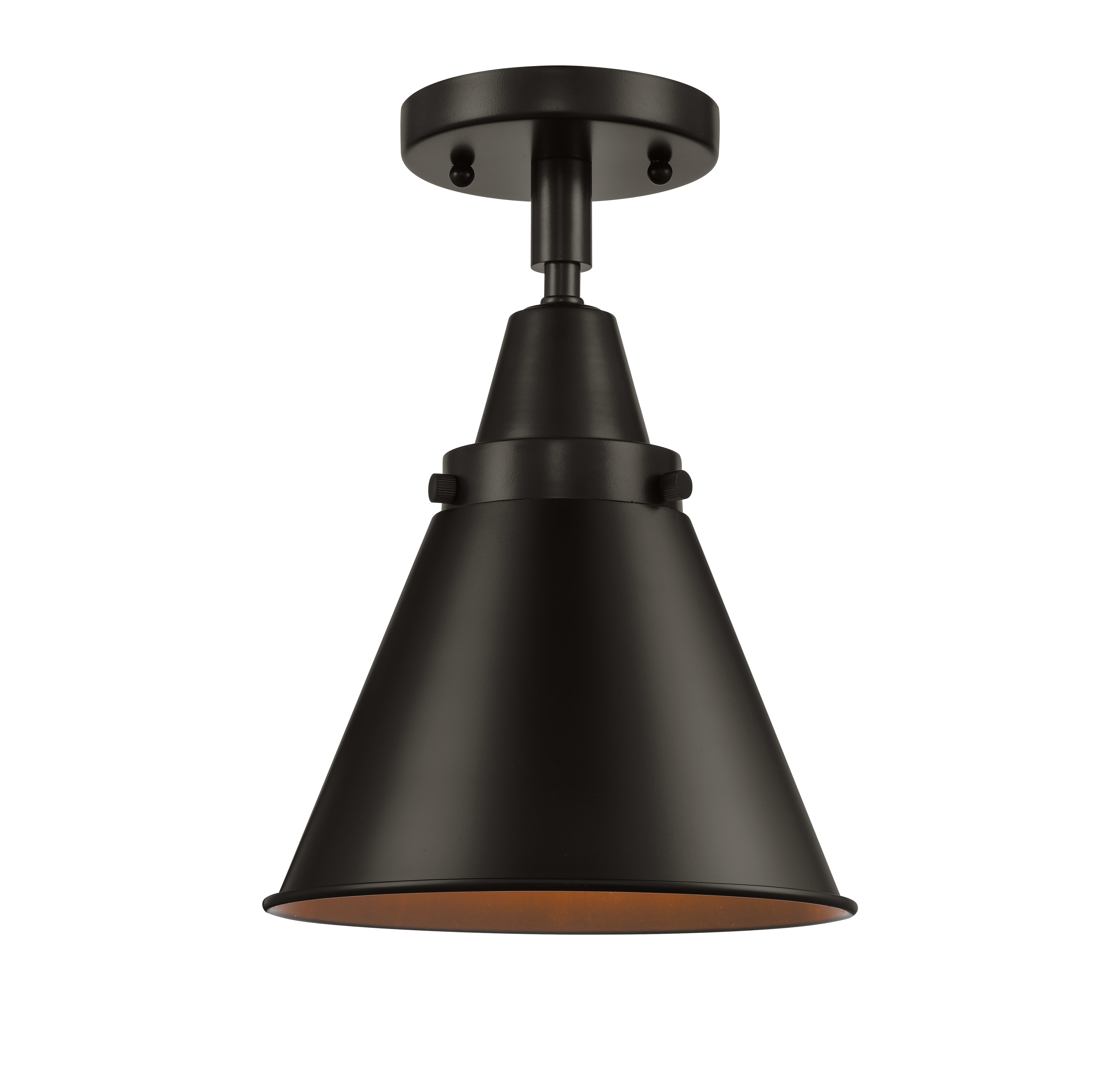 Caden Semi-Flush Mount Satin Nickel