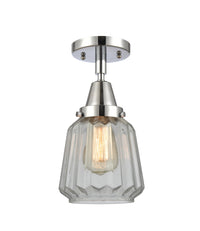 Caden Semi-Flush Mount Brushed Satin Nickel