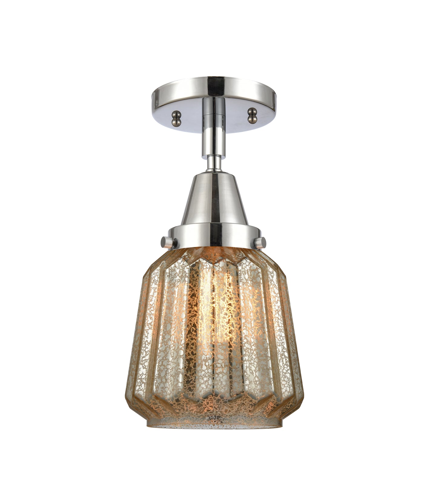 Caden Semi-Flush Mount Brushed Satin Nickel