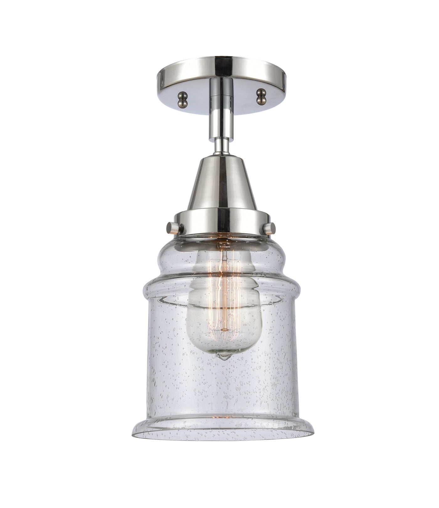 Caden Semi-Flush Mount Brushed Satin Nickel