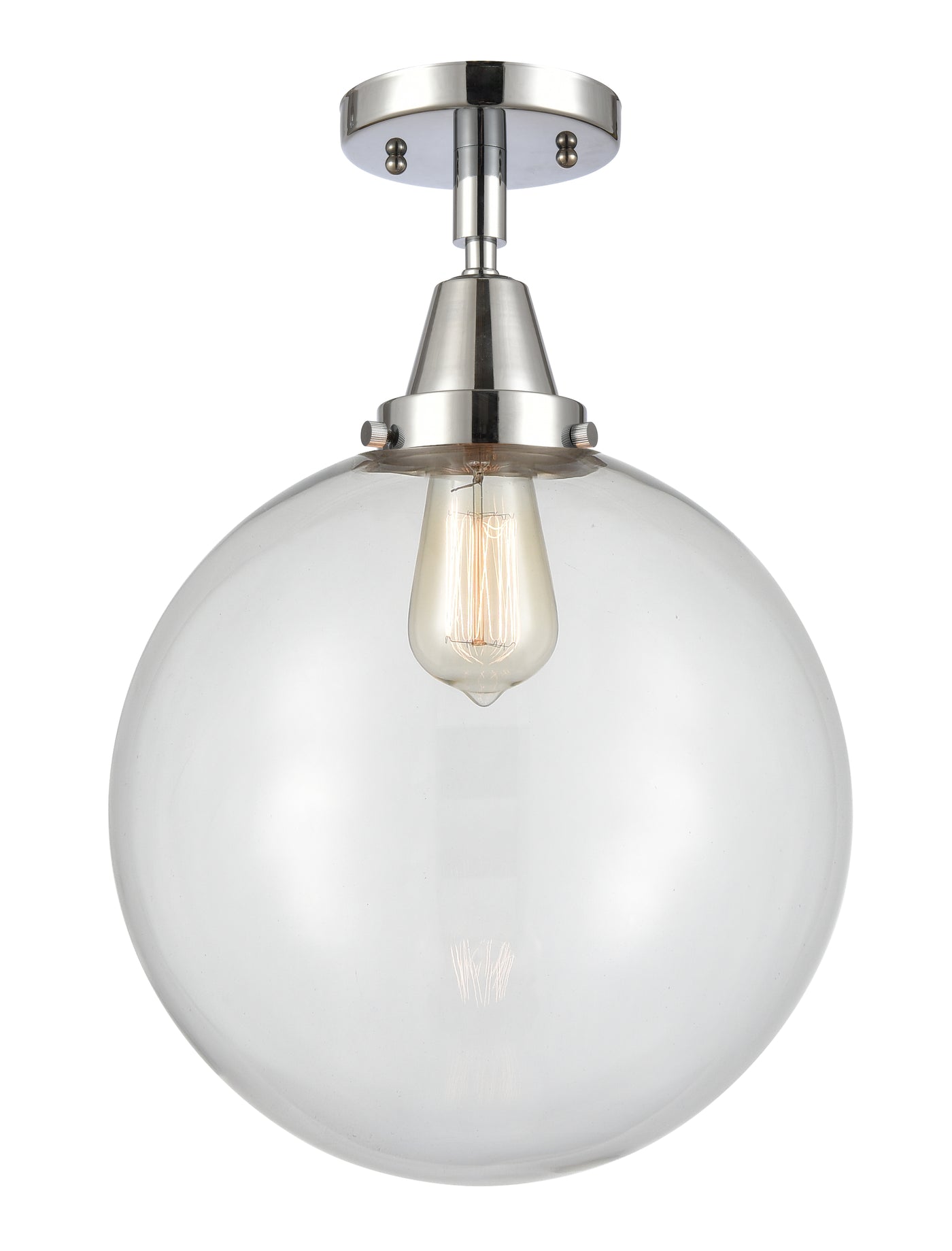 Caden Semi-Flush Mount Brushed Satin Nickel
