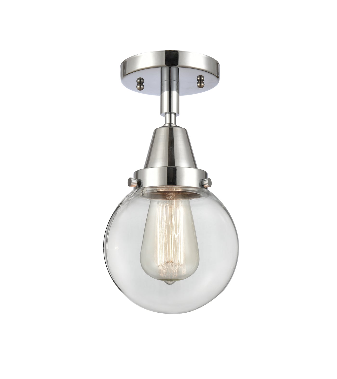Caden Semi-Flush Mount Brushed Satin Nickel