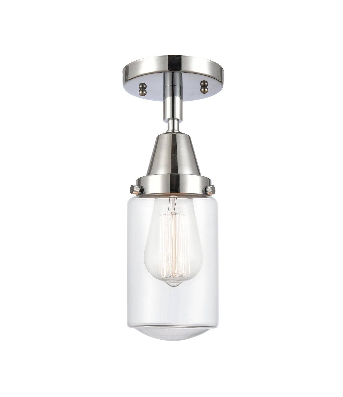 Caden Semi-Flush Mount Brushed Nickel