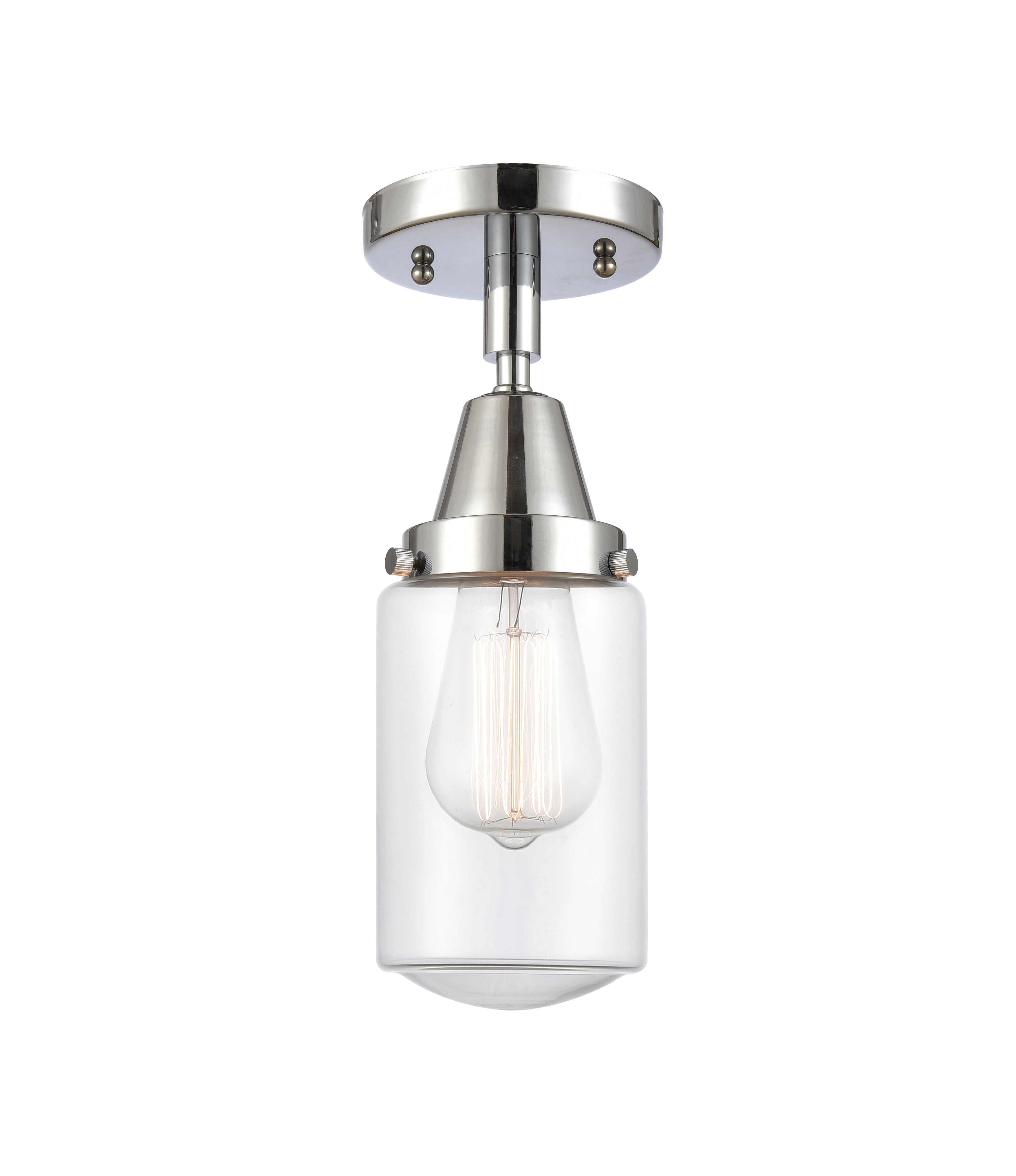 Caden Semi-Flush Mount Brushed Nickel