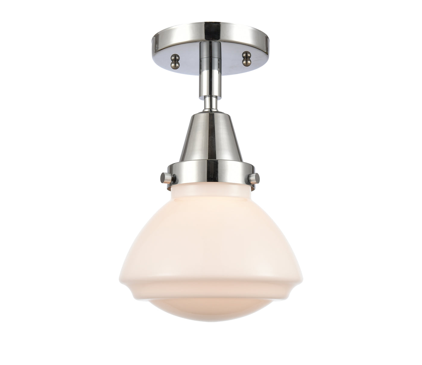 Caden Semi-Flush Mount Brushed Satin Nickel