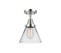 Caden Semi-Flush Mount Brushed Satin Nickel