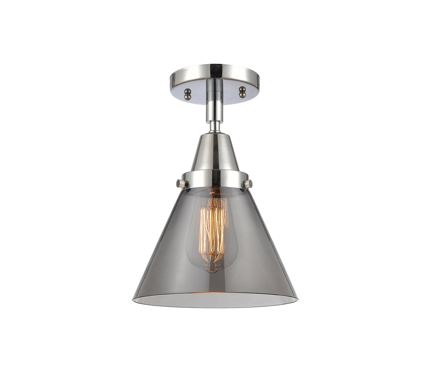 Caden Semi-Flush Mount Brushed Satin Nickel