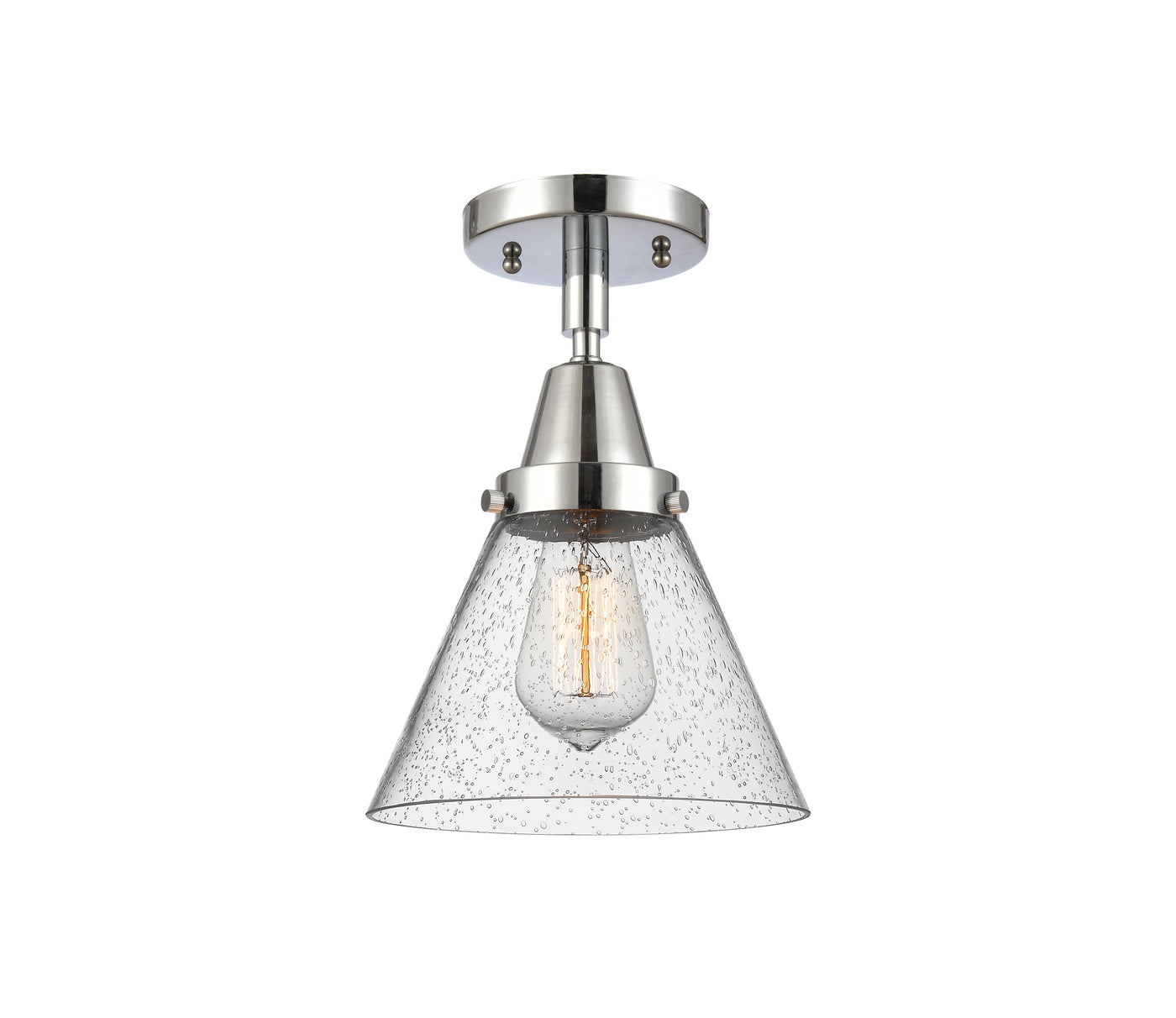 Caden Semi-Flush Mount Brushed Satin Nickel