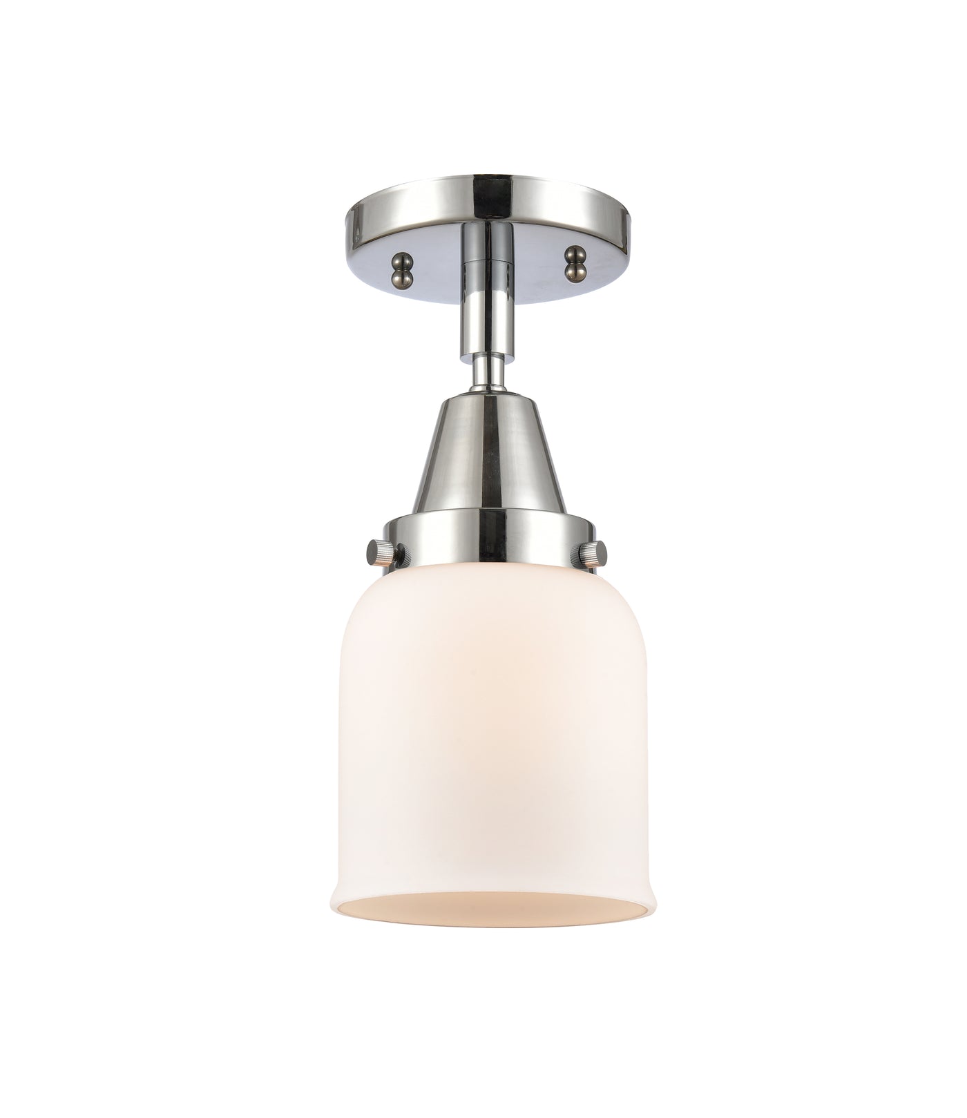Caden Semi-Flush Mount Satin Nickel 12"