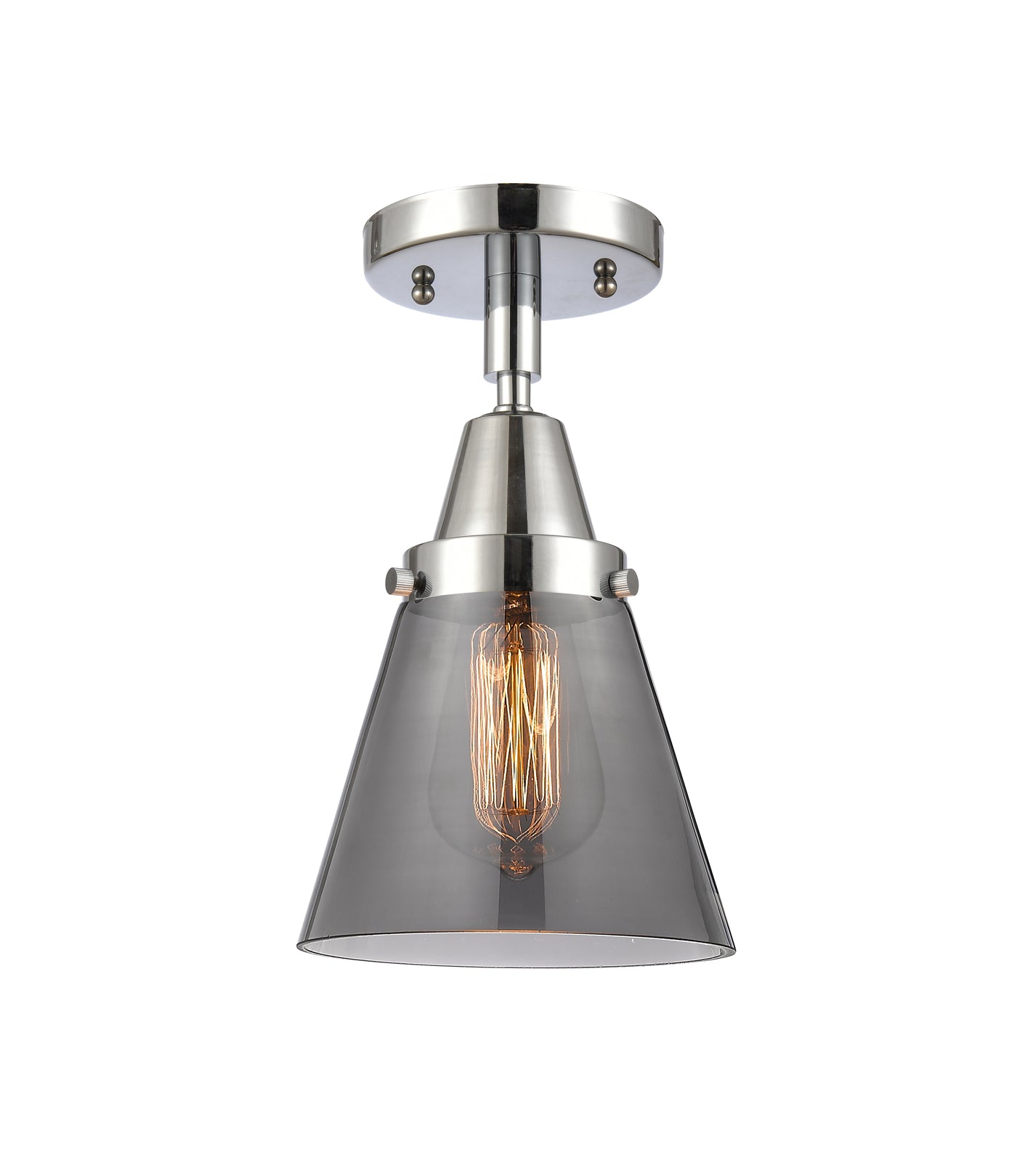 Caden Semi-Flush Mount Brushed Satin Nickel
