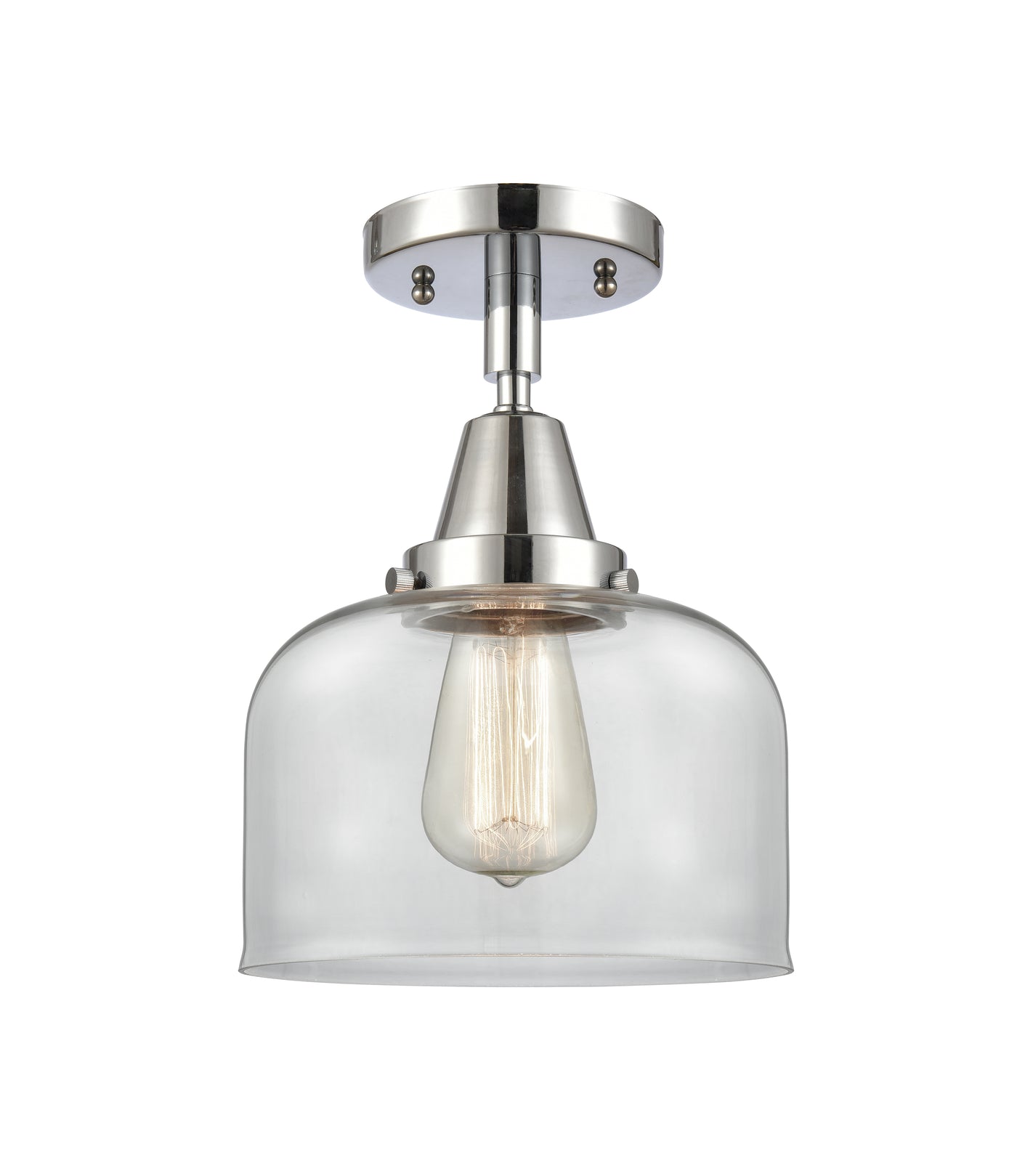 Caden Semi-Flush Mount Brushed Satin Nickel