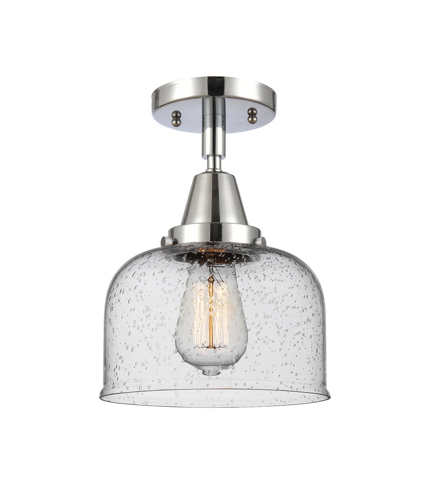 Caden Semi-Flush Mount Brushed Satin Nickel