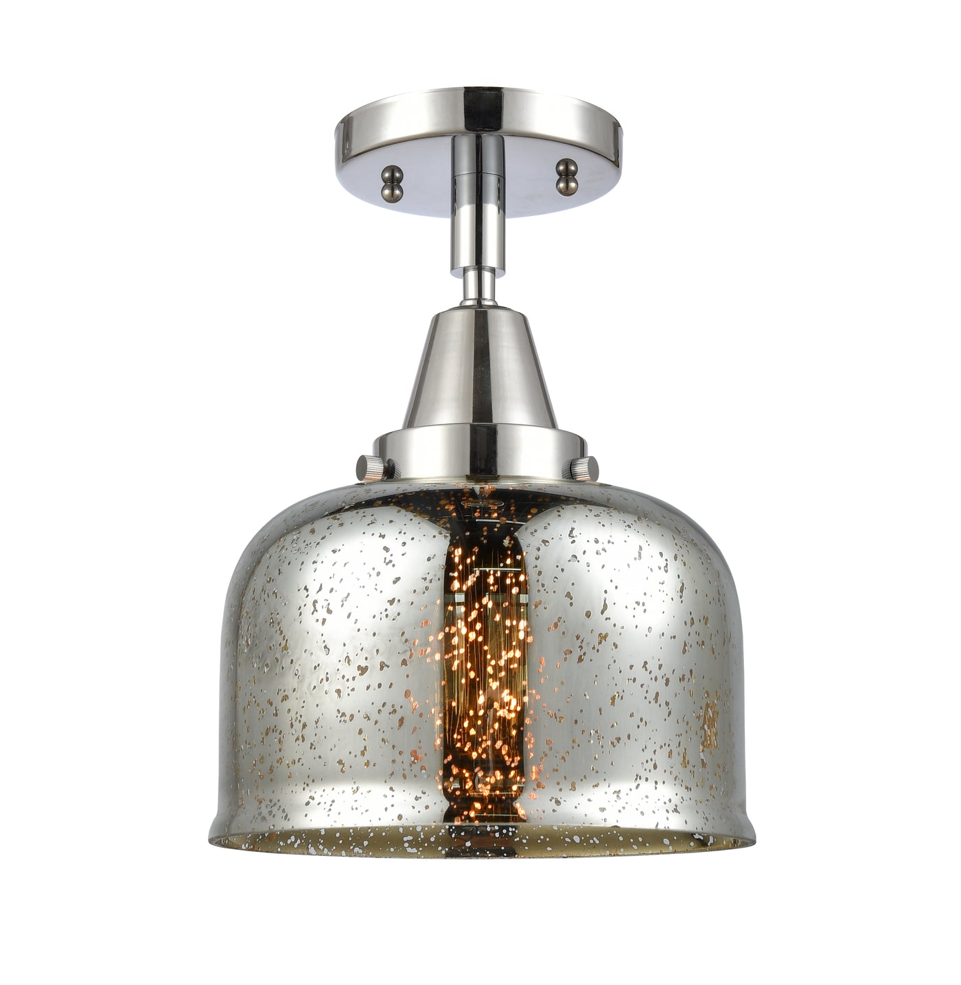 Caden Semi-Flush Mount Brushed Satin Nickel