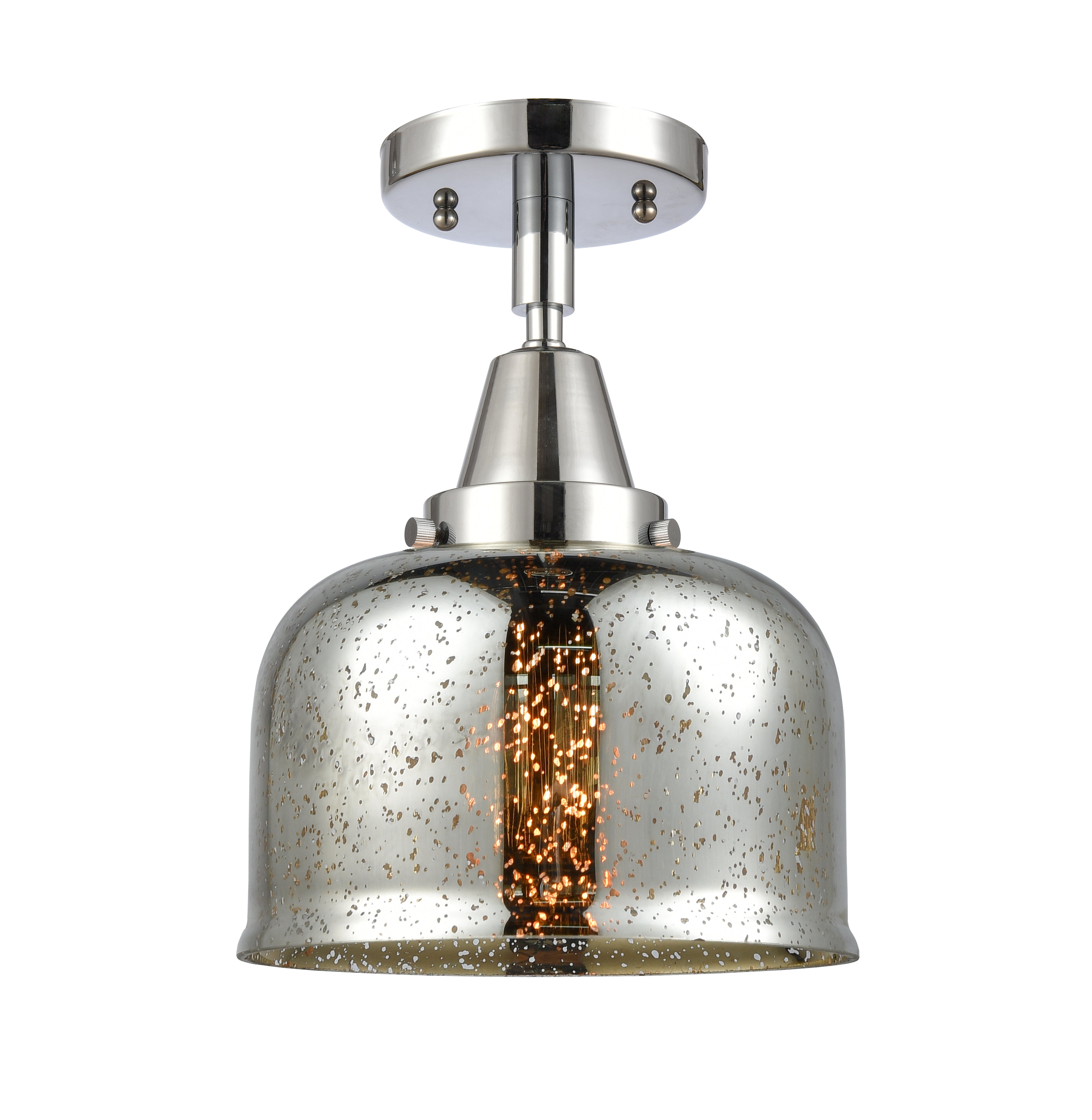Caden Semi-Flush Mount Brushed Satin Nickel