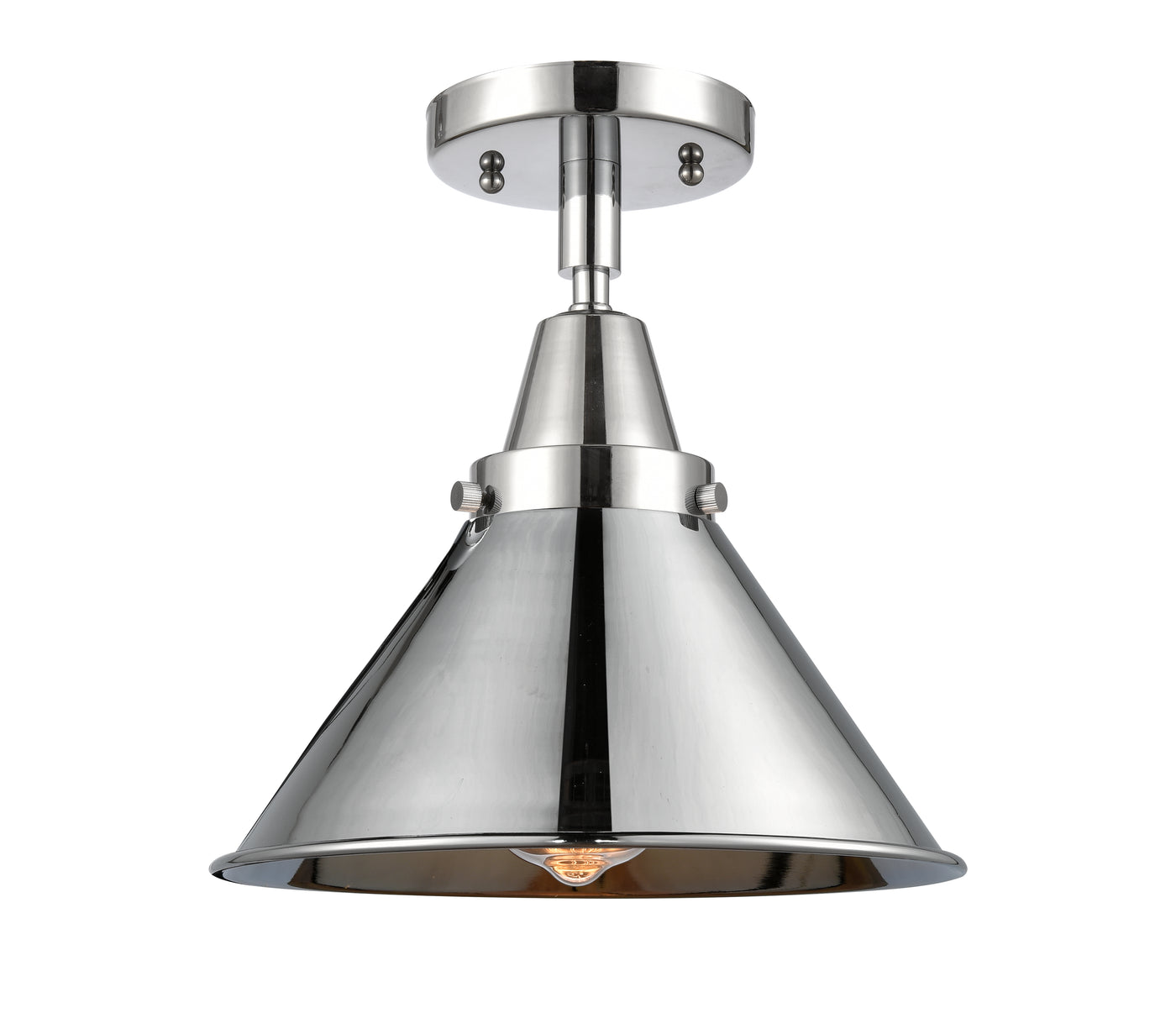 Caden Semi-Flush Mount Brushed Satin Nickel