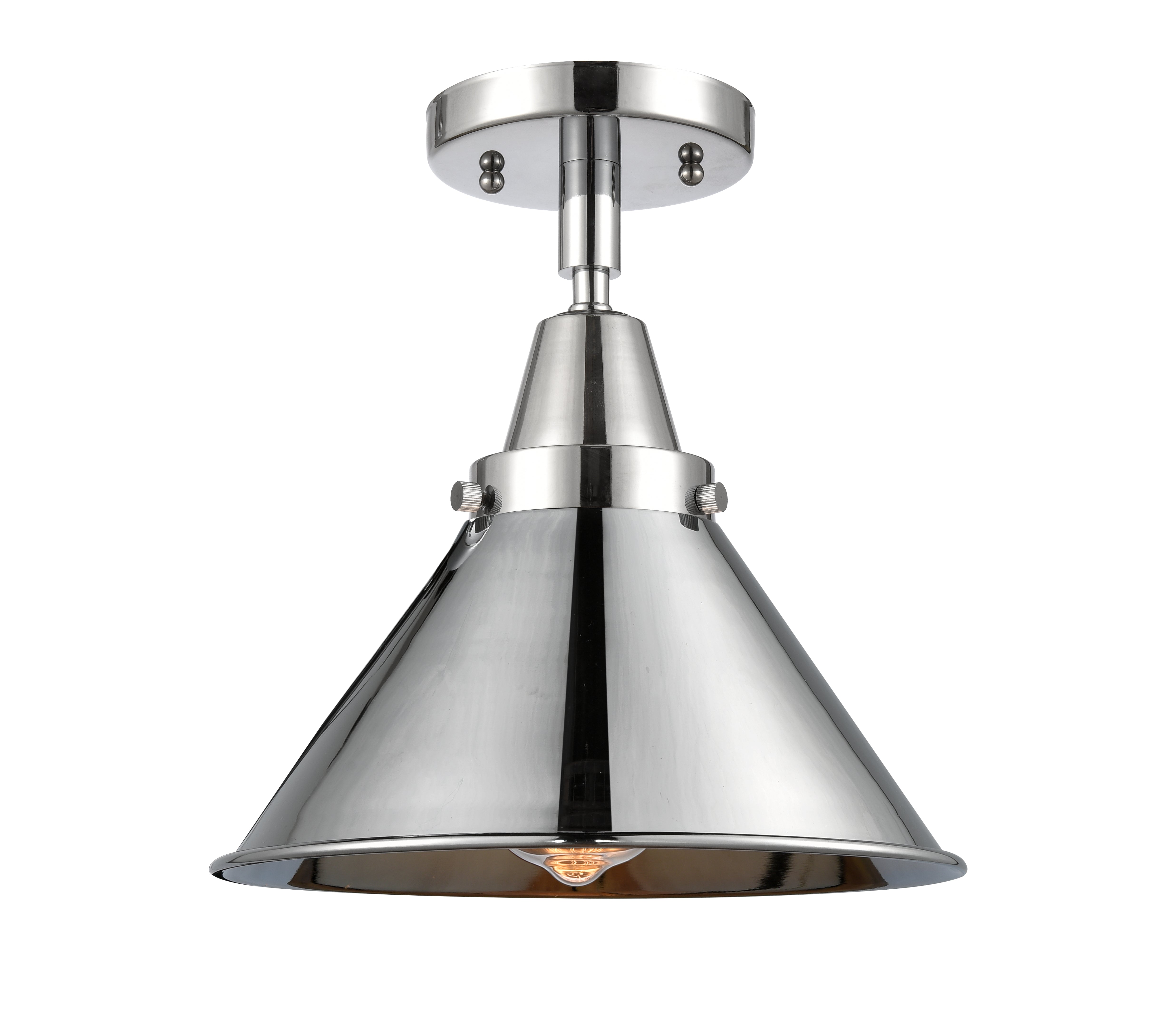 Caden Semi-Flush Mount Brushed Satin Nickel