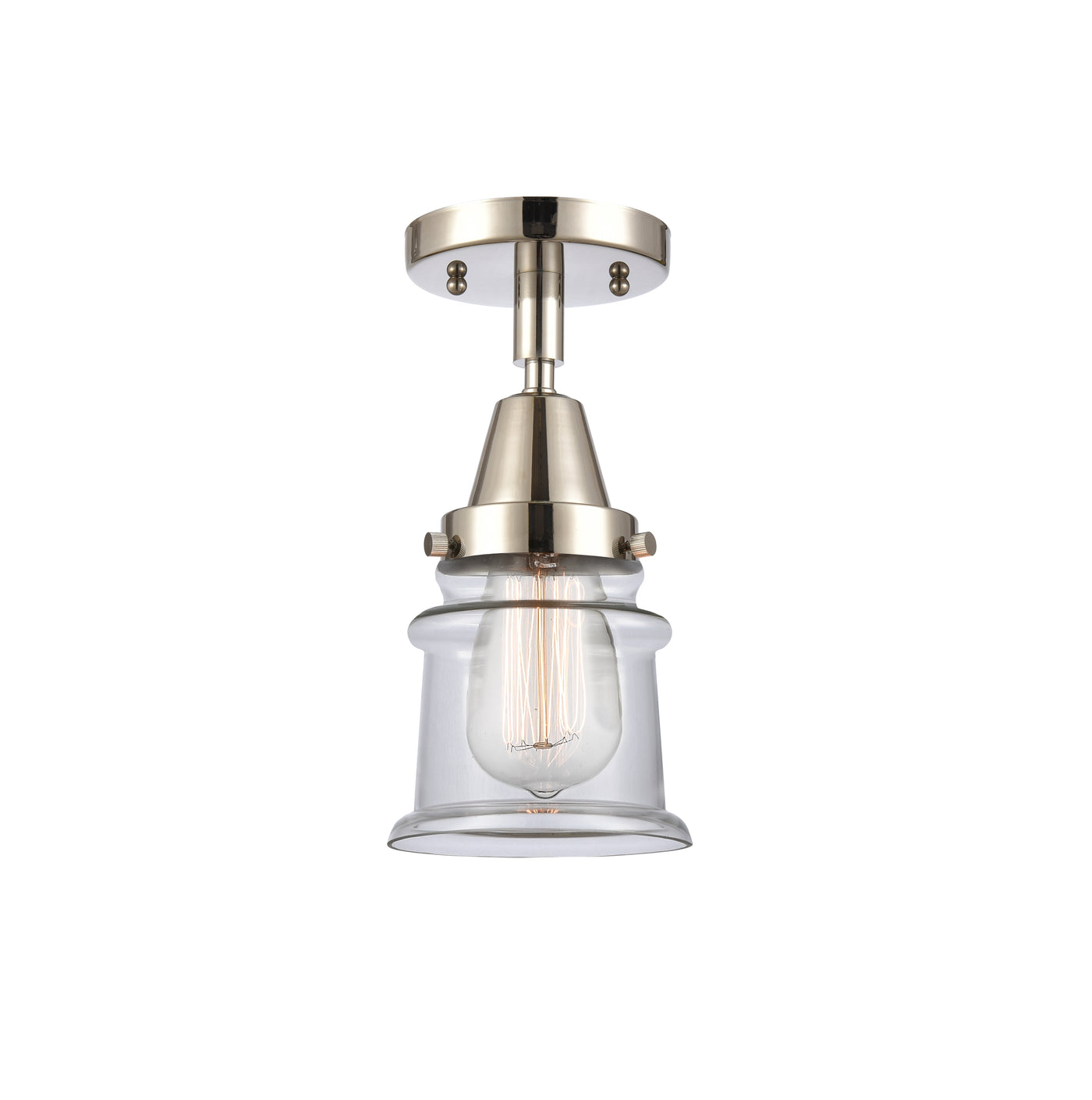 Caden Semi-Flush Mount Brushed Satin Nickel
