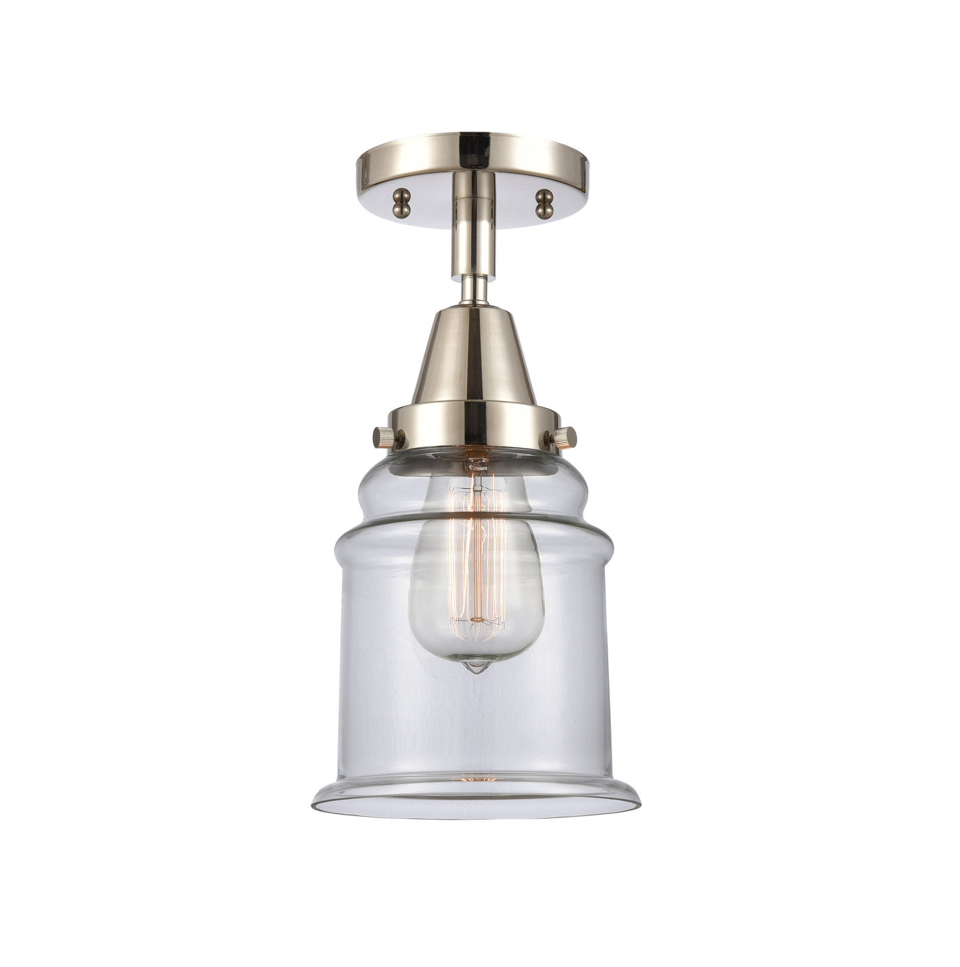 Caden Semi-Flush Mount Brushed Satin Nickel