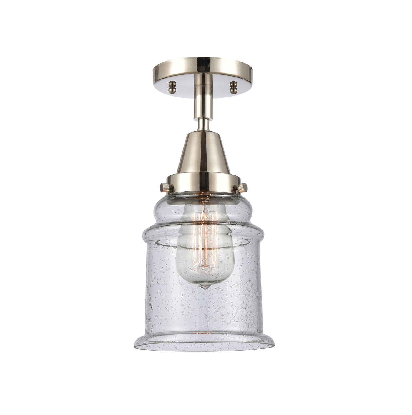 Caden Semi-Flush Mount Brushed Satin Nickel