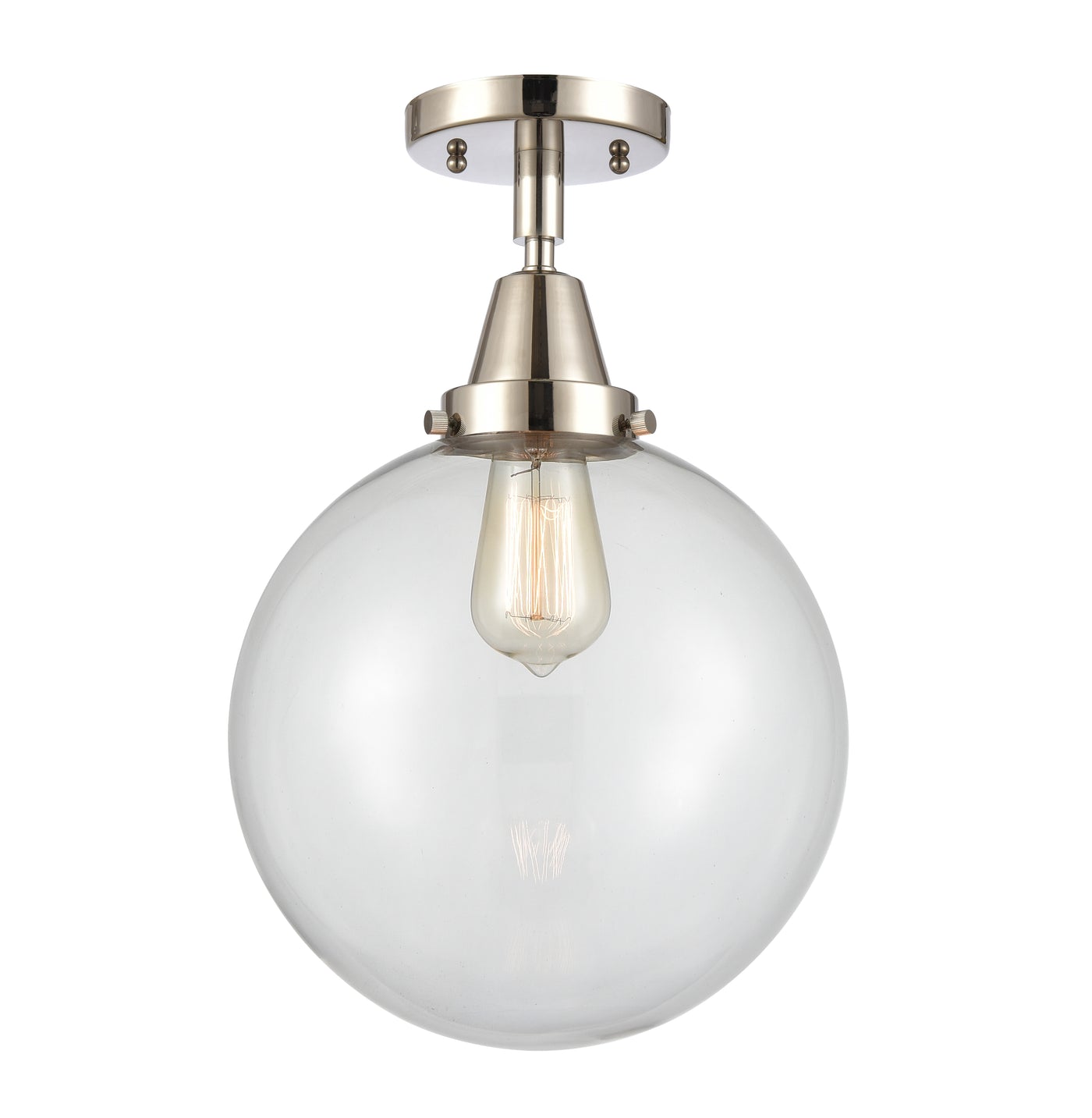 Caden Semi-Flush Mount Brushed Satin Nickel