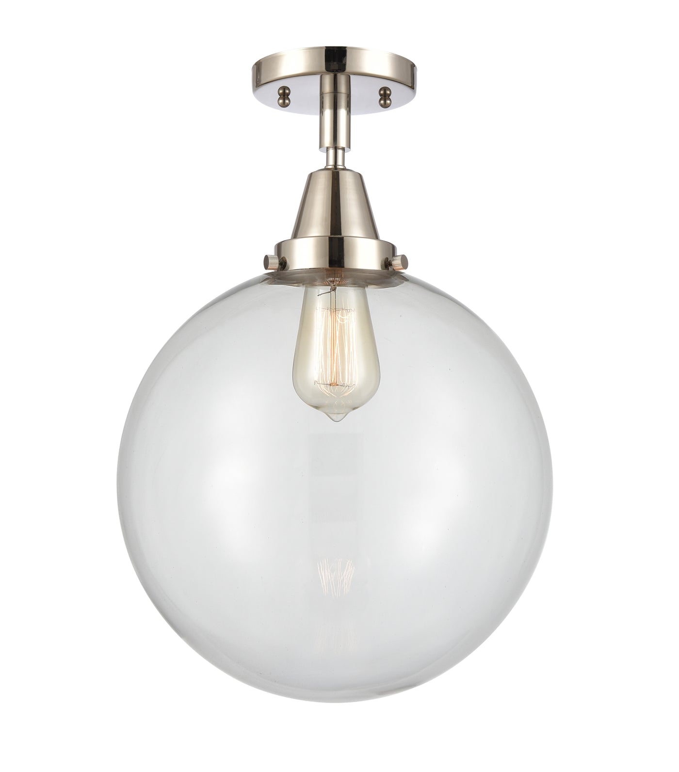 Caden Semi-Flush Mount Brushed Satin Nickel