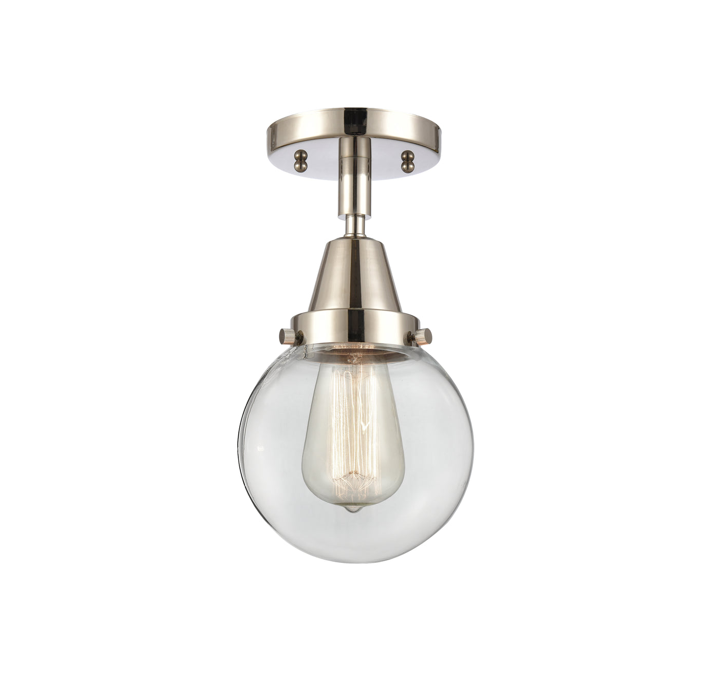 Caden Semi-Flush Brushed Satin Nickel
