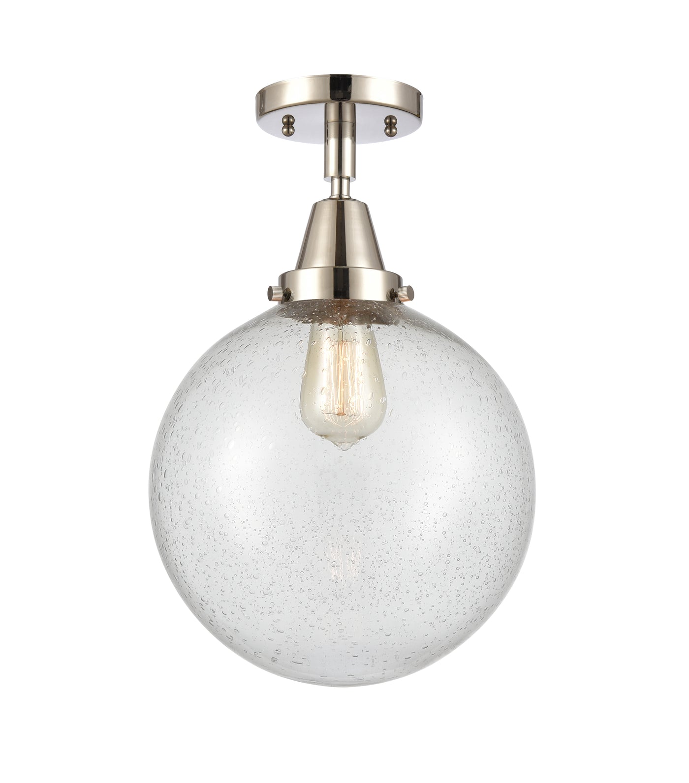 Caden Semi-Flush Mount Brushed Satin Nickel