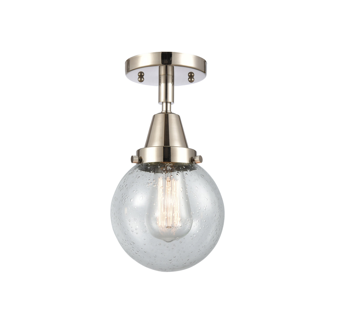 Caden Semi-Flush Mount Brushed Satin Nickel