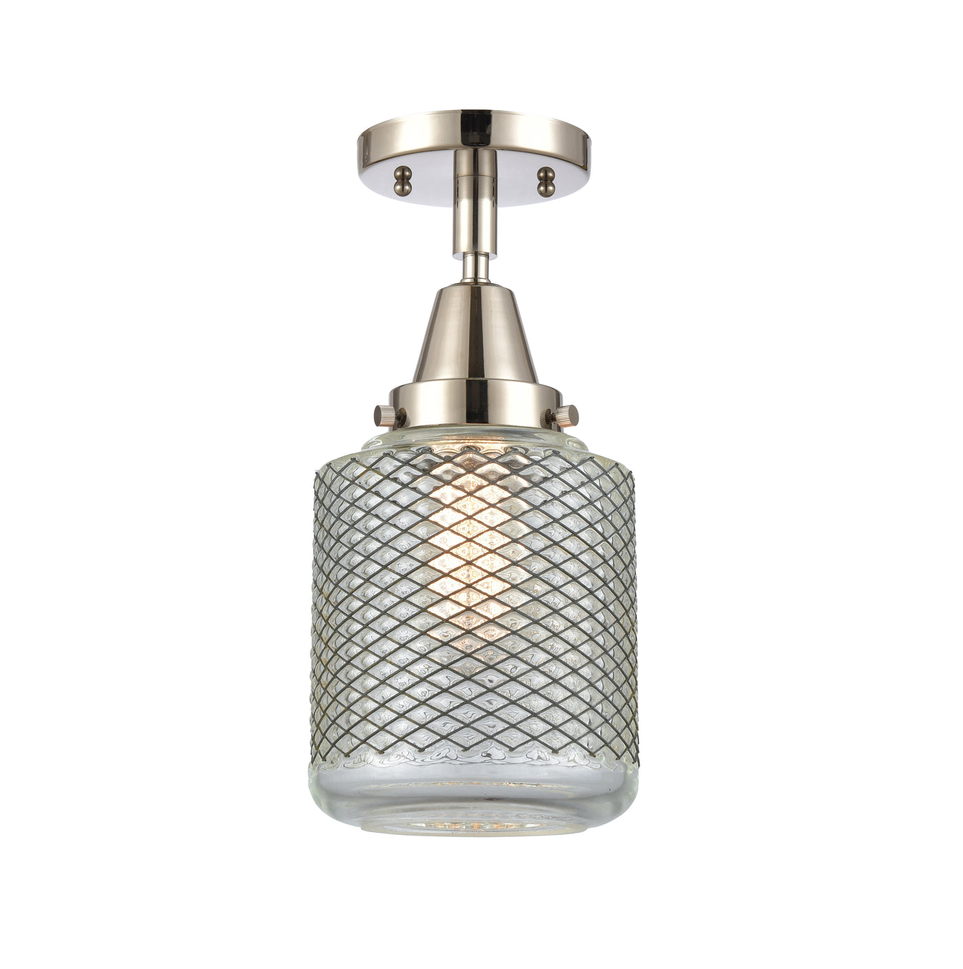 Caden Semi-Flush Mount Brushed Satin Nickel
