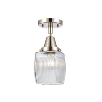 Caden Semi-Flush Mount Brushed Satin Nickel