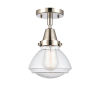 Caden Semi-Flush Mount Brushed Satin Nickel