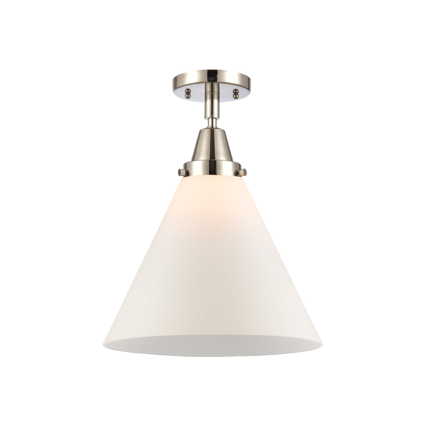 Caden Semi-Flush Mount Brushed Satin Nickel
