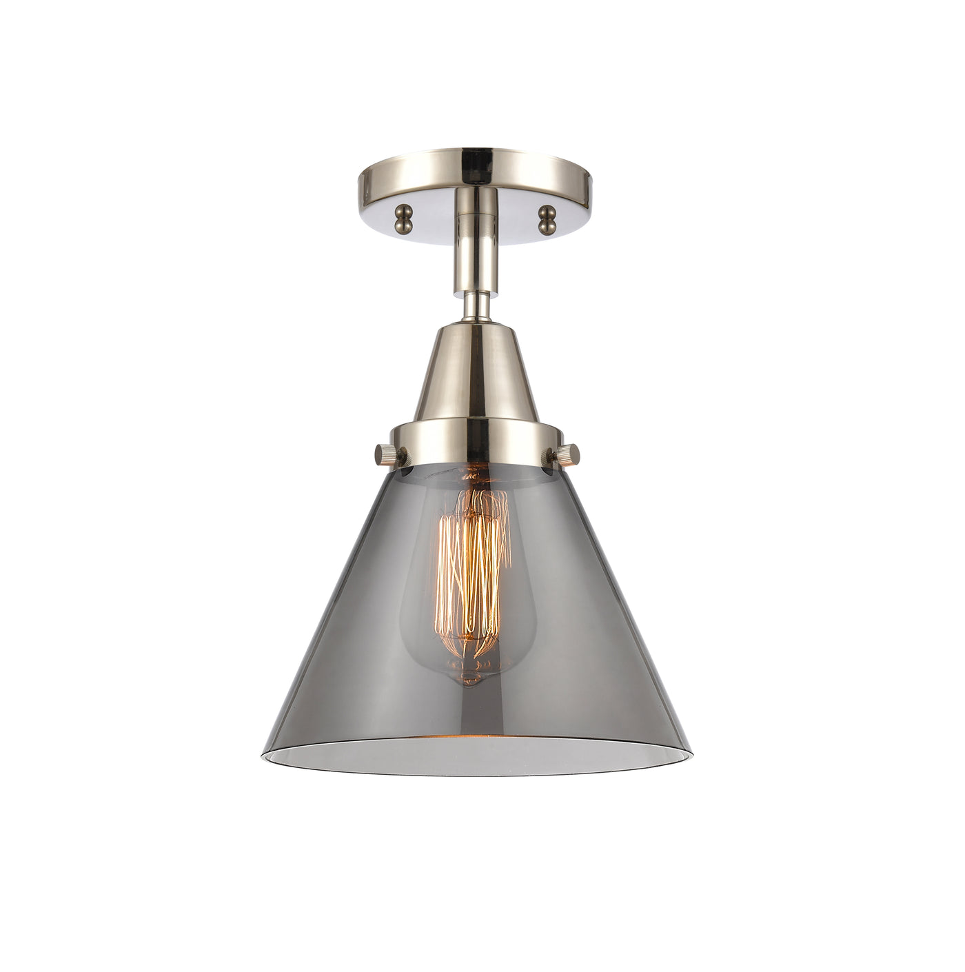 Caden Semi-Flush Mount Brushed Satin Nickel
