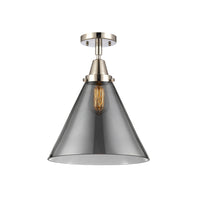 Caden Semi-Flush Mount Brushed Satin Nickel