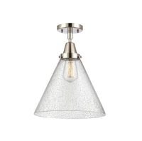 Caden Semi-Flush Brushed Satin Nickel