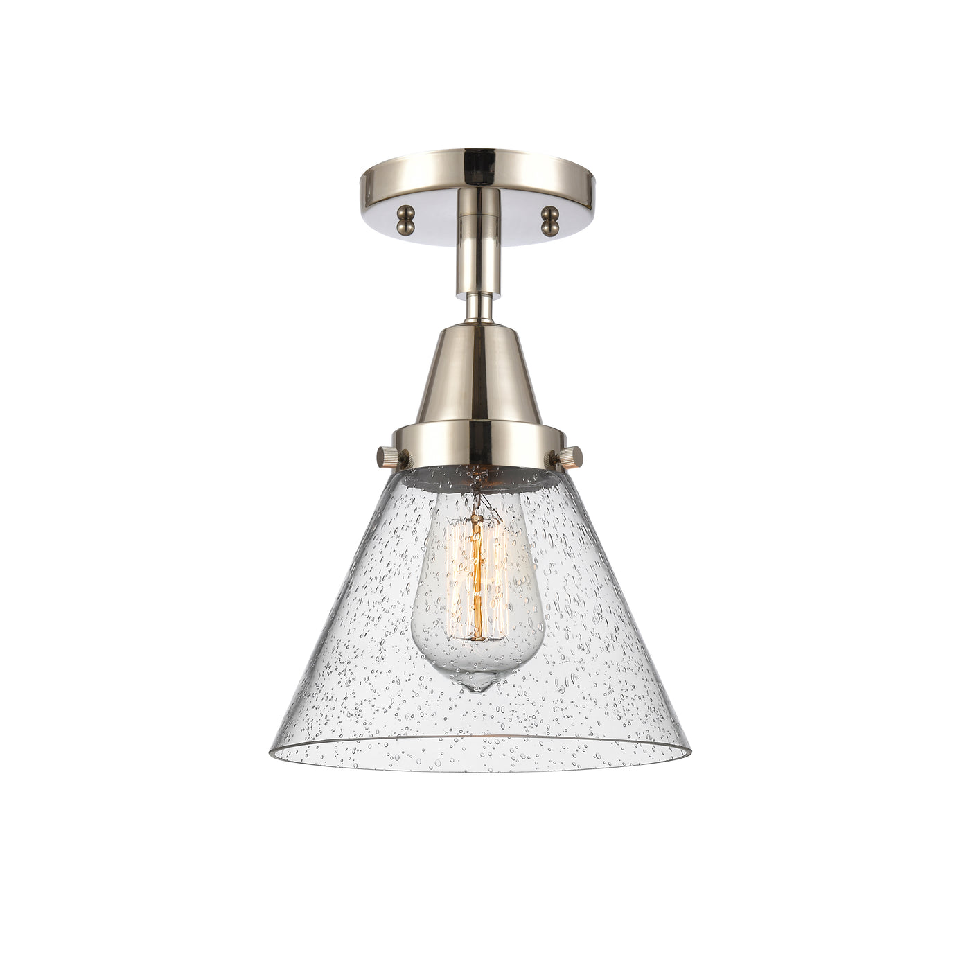 Caden Semi-Flush Mount Brushed Satin Nickel
