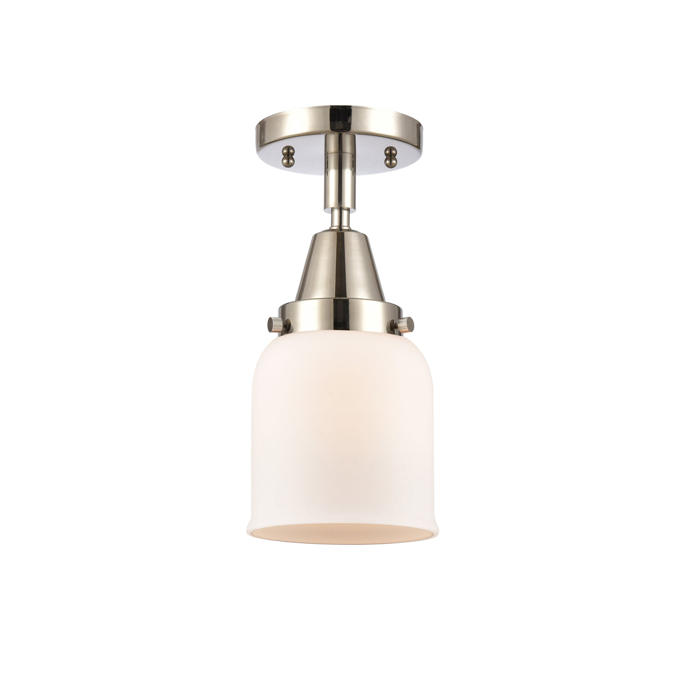 Caden Semi-Flush Mount Satin Nickel 12"