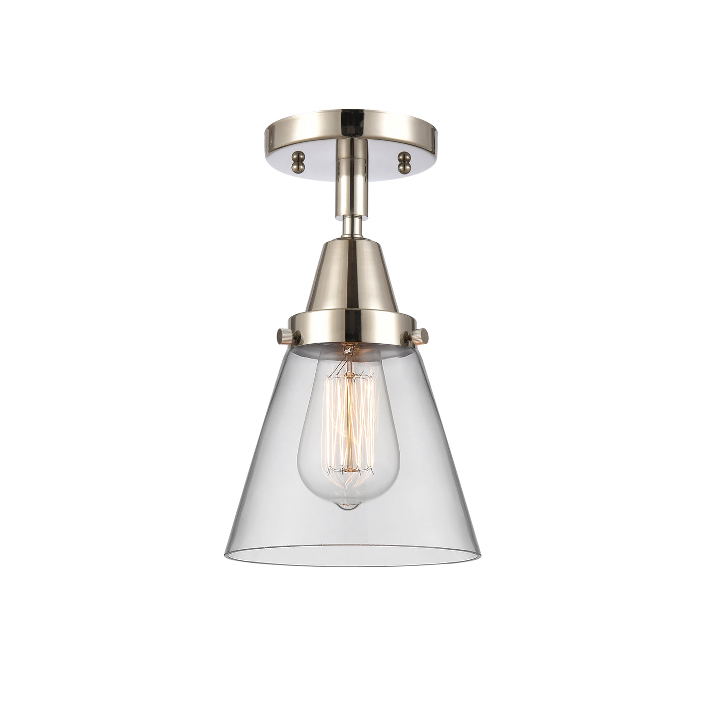 Caden Semi-Flush Mount Brushed Satin Nickel