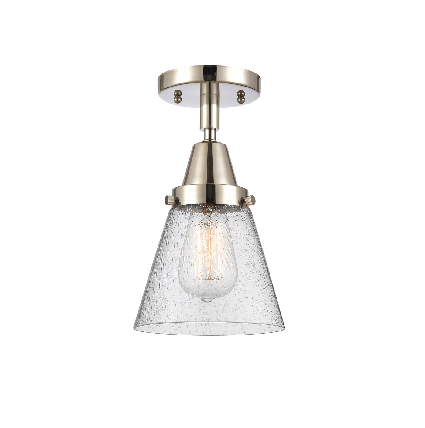 Caden Semi-Flush Mount Brushed Satin Nickel