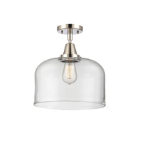 Caden Semi-Flush Mount Brushed Nickel Steel