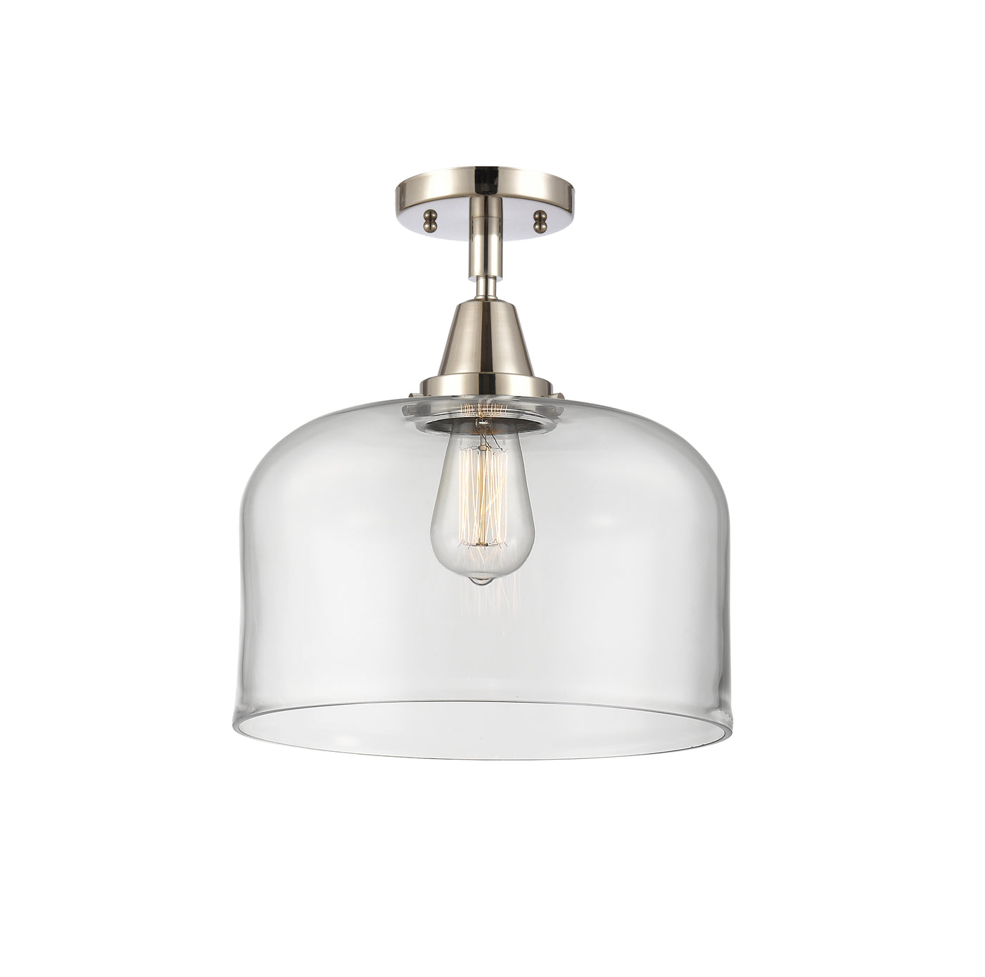 Caden Semi-Flush Mount Brushed Nickel