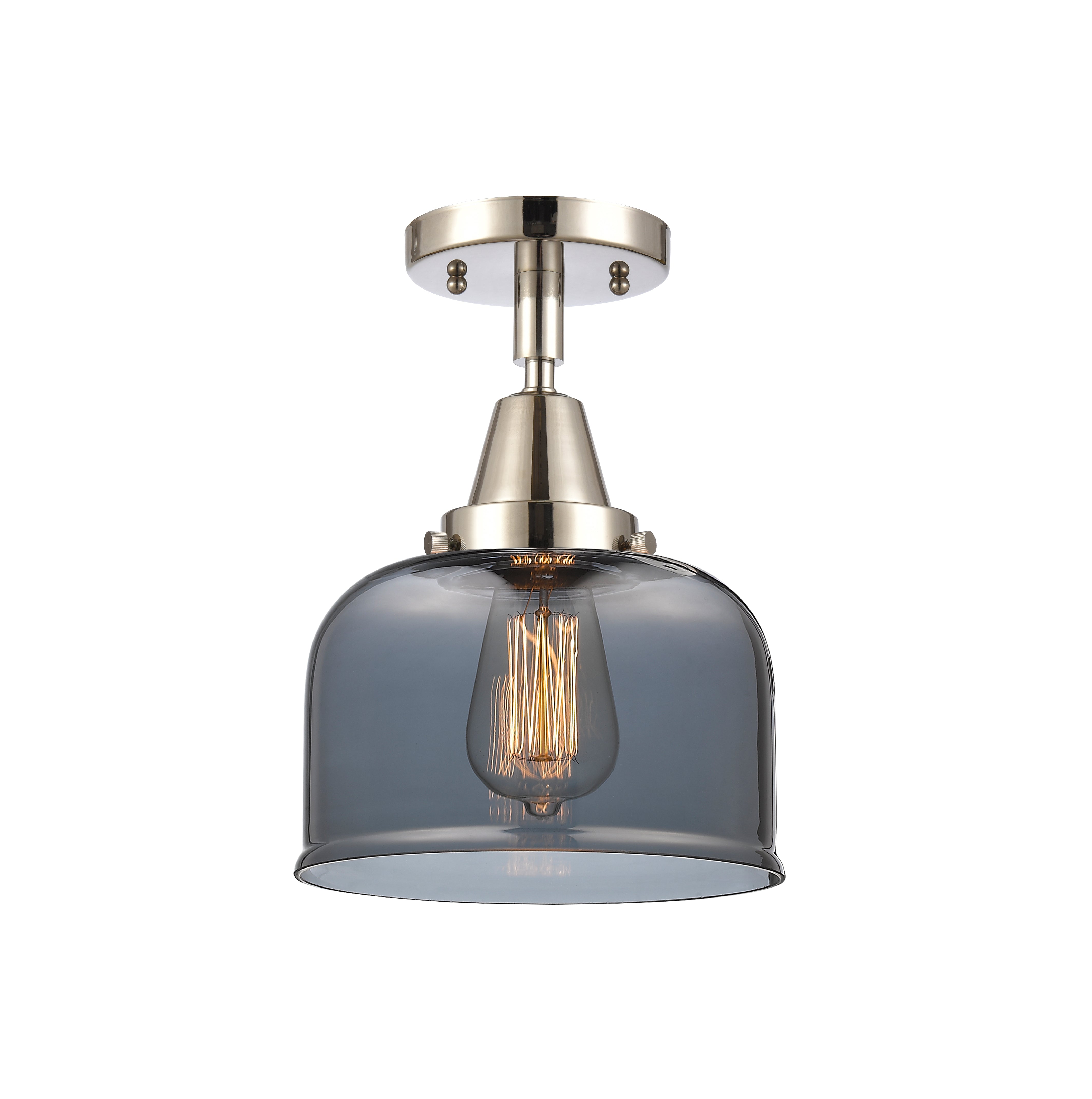 Caden Semi-Flush Mount Brushed Satin Nickel